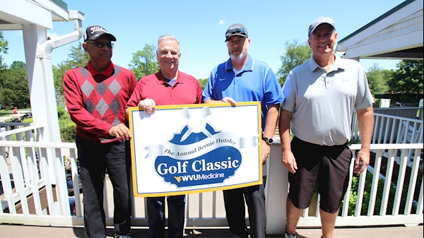 Winners of the 32nd annual Bernie Hutzler Golf Classic are pictured (left to right):  Selwyn Persad, Tony Zelenka, Jeff Ruest and Steve Mohr.  This year’s winning team shot a score of 55 to earn first place honors.
